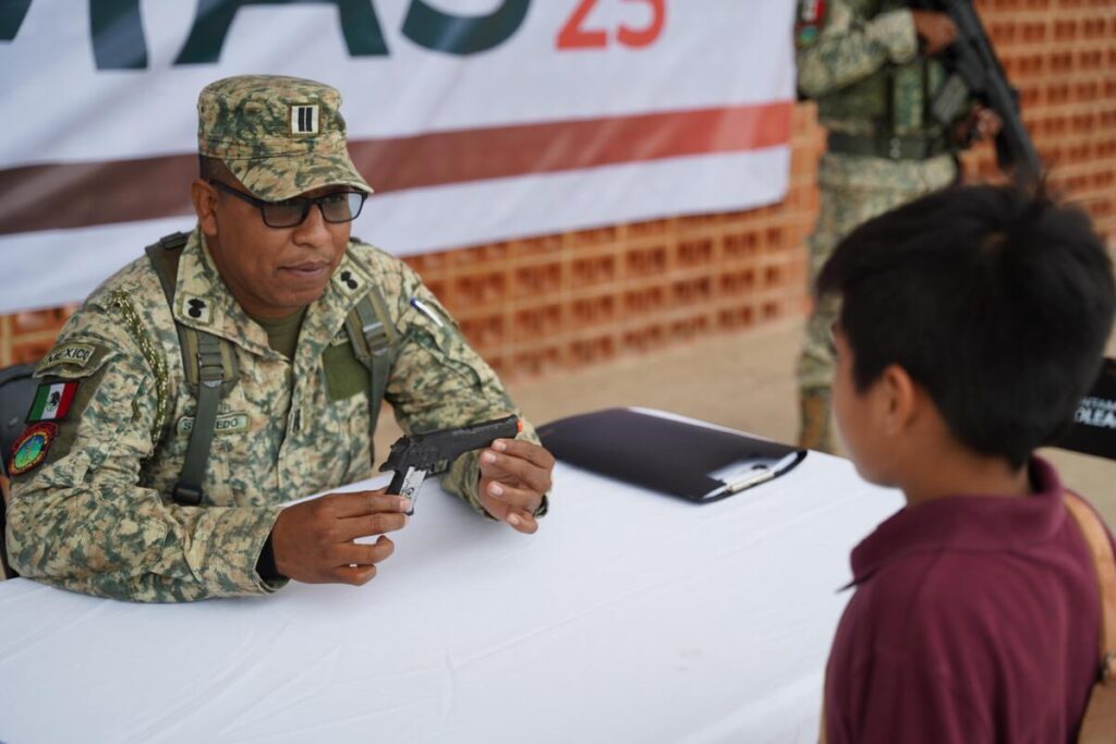 Concluye campaña de canje de armas en el municipio de Cosoleacaque.