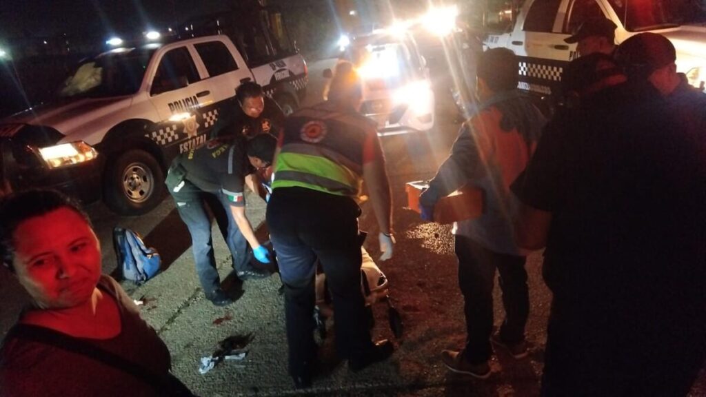 Embisten a motociclista en Ciudad Olmeca de Coatzacoalcos