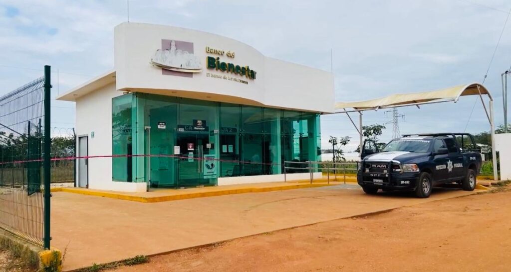 Roban Banco Bienestar de Colonia Hidalgo, de Acayucan, al Sur de Veracruz.