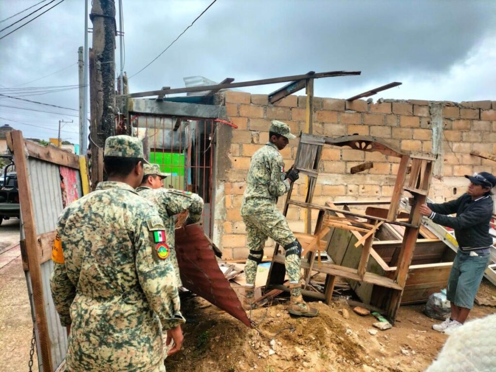 Tercer batallón de infantería continúa con el plan DNII-E en etapa de Auxilio.