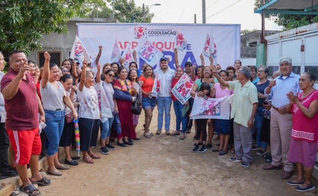 Alcalde de Cosoleacaque comprometido con seguir trabajando hasta el último día de la administración.