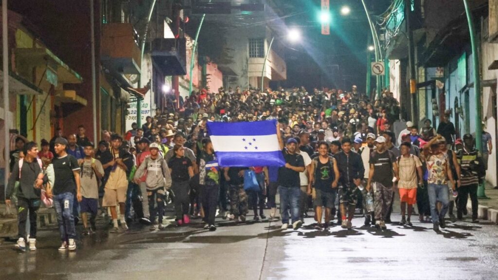 Sale nueva caravana de la Frontera Sur de México, la segunda en la era Trump y la quinta de este año.