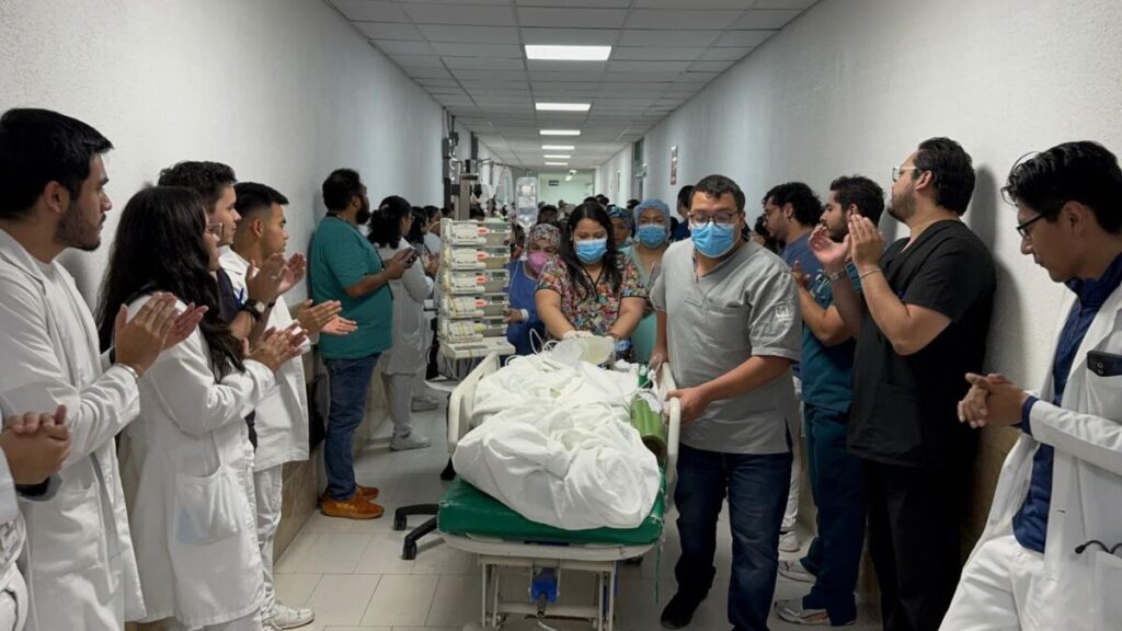 Realiza IMSS Veracruz Sur primera donación multiorgánica de 2025.