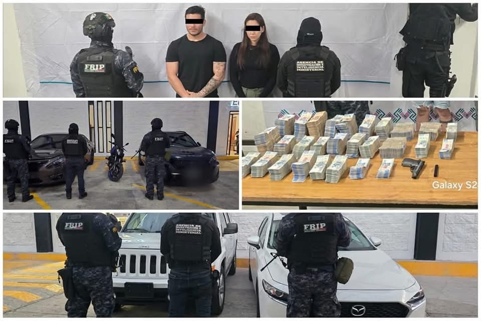 Detienen a pastora y su instructor de gym con más de 11 mdp en Chiapas. Detienen a pastora y su instructor de gym con más de 11 mdp en Chiapas.