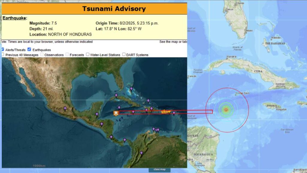 Terremoto en el Caribe se siente en Quintana Roo : alerta de tsunami Terremoto en el Caribe se siente en Quintana Roo : alerta de tsunami