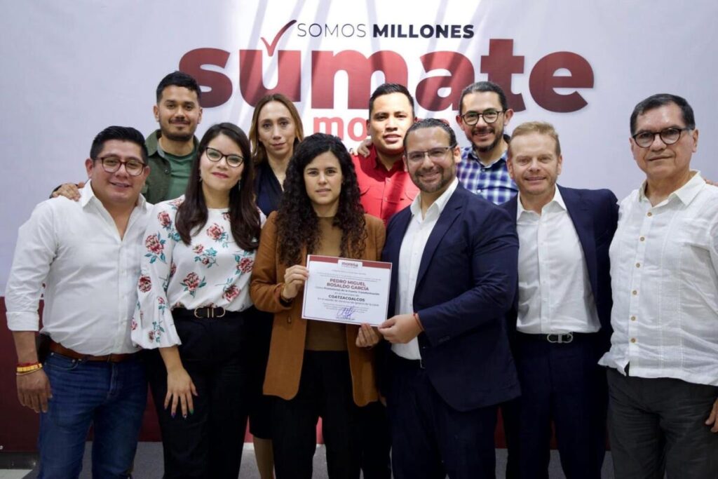 Pedro Miguel Rosaldo, es el candidato de Morena en busca de la alcaldía de Coatzacoalcos.