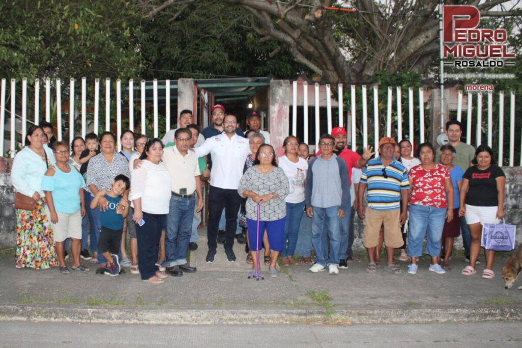 Pedro Miguel Rosaldo Garcia, agradece las nuevas incorporaciones a Morena. Pedro Miguel Rosaldo Garcia, agradece las nuevas incorporaciones a Morena.