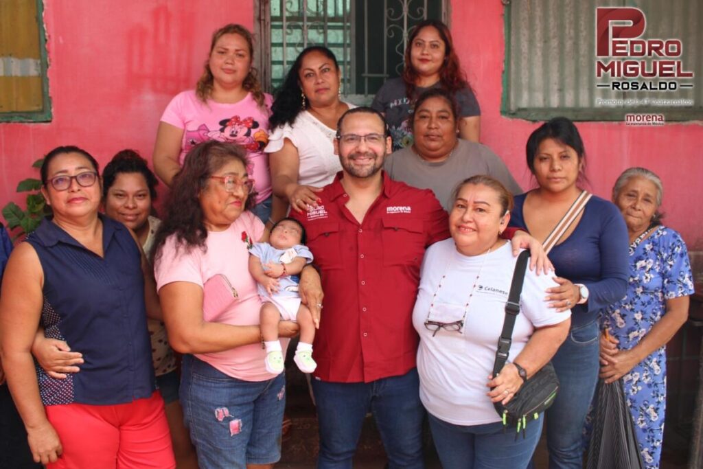 Pedro Miguel Rosaldo Garcia, Promotor de la 4T, llegó a La Esperanza.