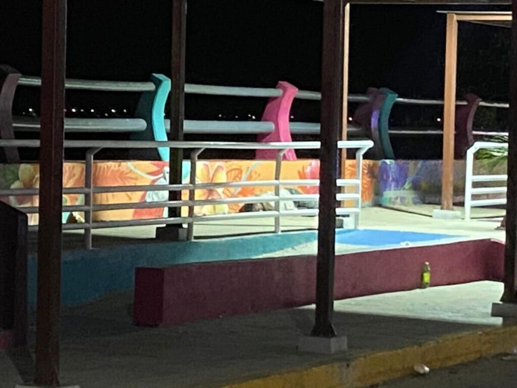 Encuentran sin vida a vendedor de elotes en el malecón de Minatitlán.