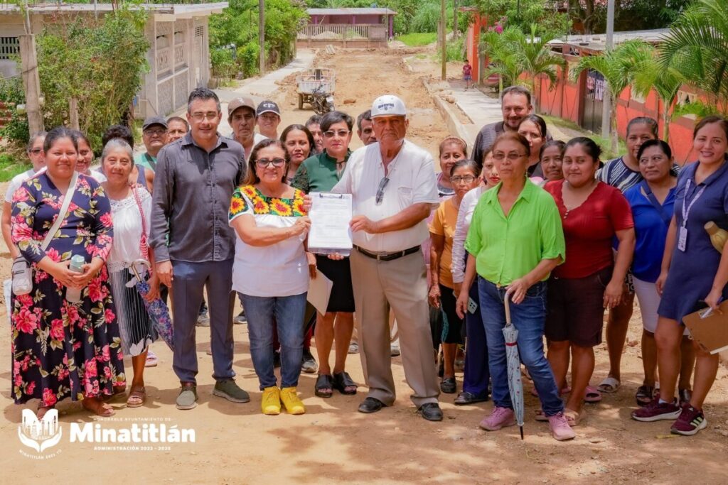 Obras del Gobierno de Minatitlán se realizan sin costo para la ciudadanía: Dra. Carmen Medel Palma
