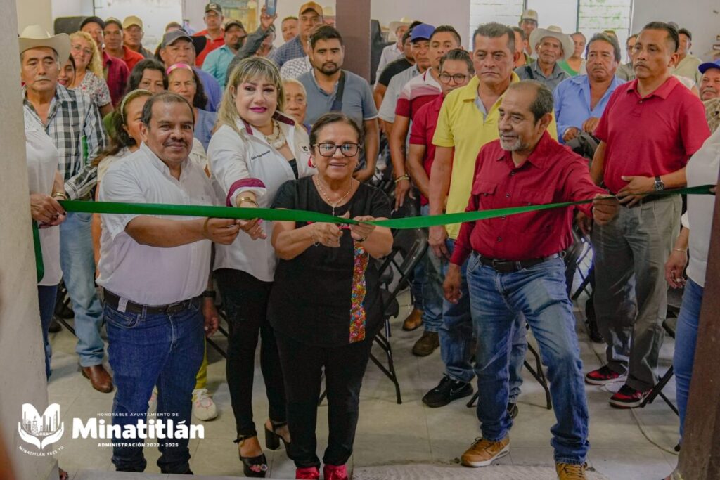 Carmen Medel Palma inaugura el Centro de Atención Agraria en el Ejido El Jagüey