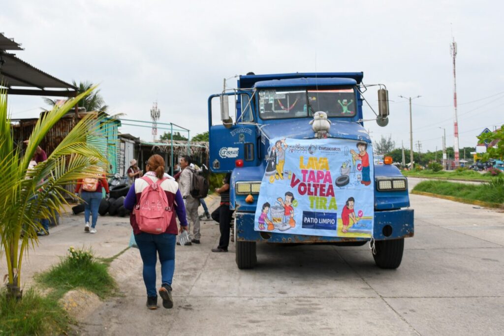 Realizan en Las Dunas jornada de eliminación de criaderos de mosquito