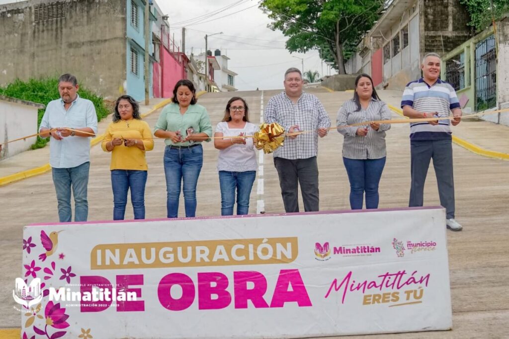 Carmen Medel Palma inaugura obra de pavimentación en la Colonia Bohemia, reafirmando su compromiso con la transformación urbana