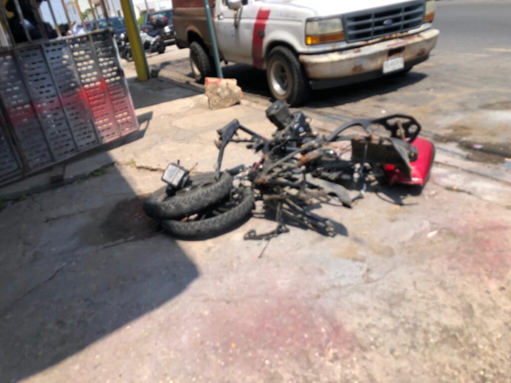 Localizan motocicleta robada, ya la habían desarmado Localizan motocicleta robada, ya la habían desarmado