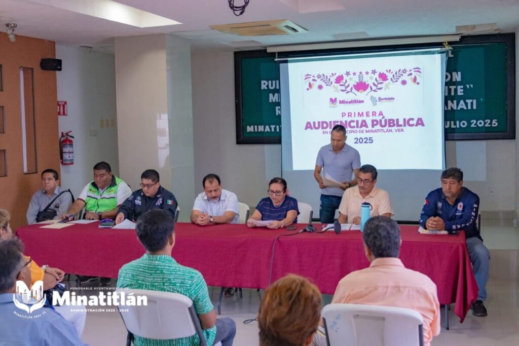 Encabeza Carmen Medel la Primera Audiencia Pública sobre Seguridad, Protección Civil y Tránsito en Minatitlán
