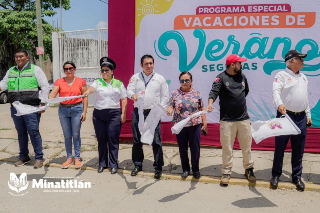 Carmen Medel da banderazo al operativo “Vacaciones Seguras Verano 2025”