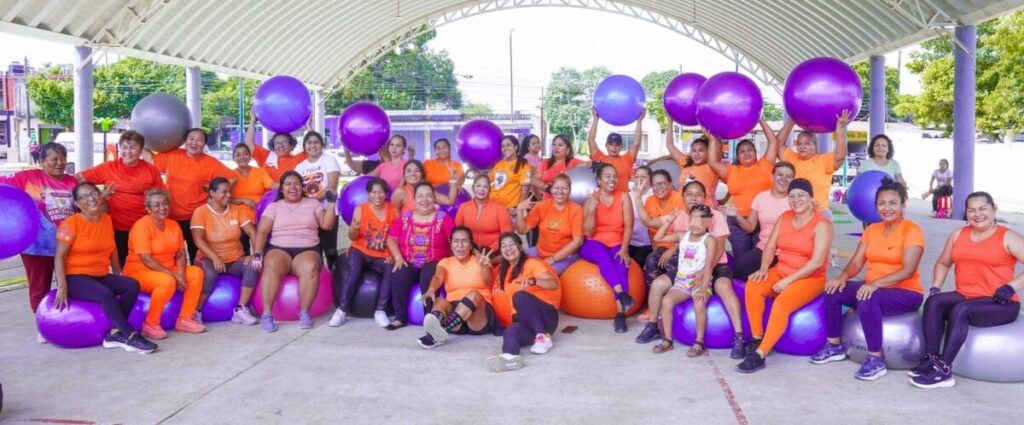 Con actividad física se conmemora el Día Naranja en el municipio de #Cosoleacaque Con actividad física se conmemora el Día Naranja en el municipio de #Cosoleacaque