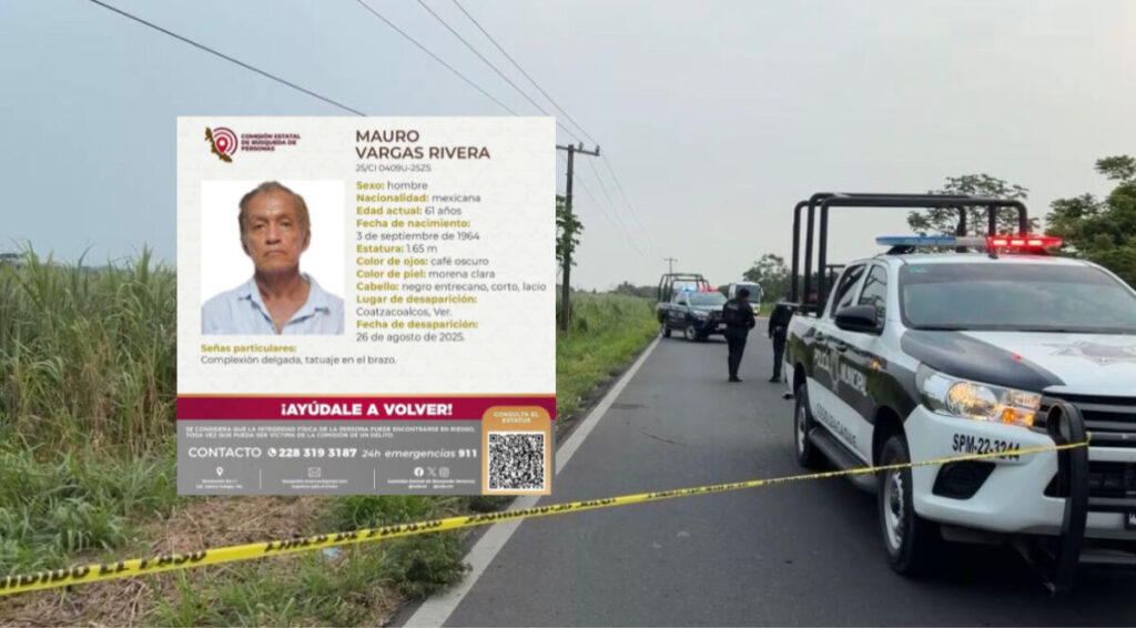 C@dáv3r localizado en Las Matas, pertenecía a un taxista de Coatzacoalcos