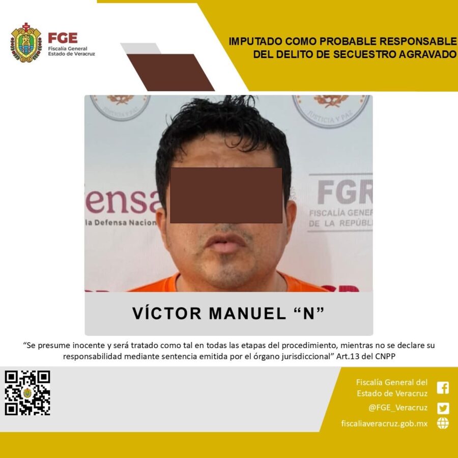 Imputado como probable responsable del delito de secu3$tr0 agravado en Jáltipan. Imputado como probable responsable del delito de secu3$tr0 agravado en Jáltipan.