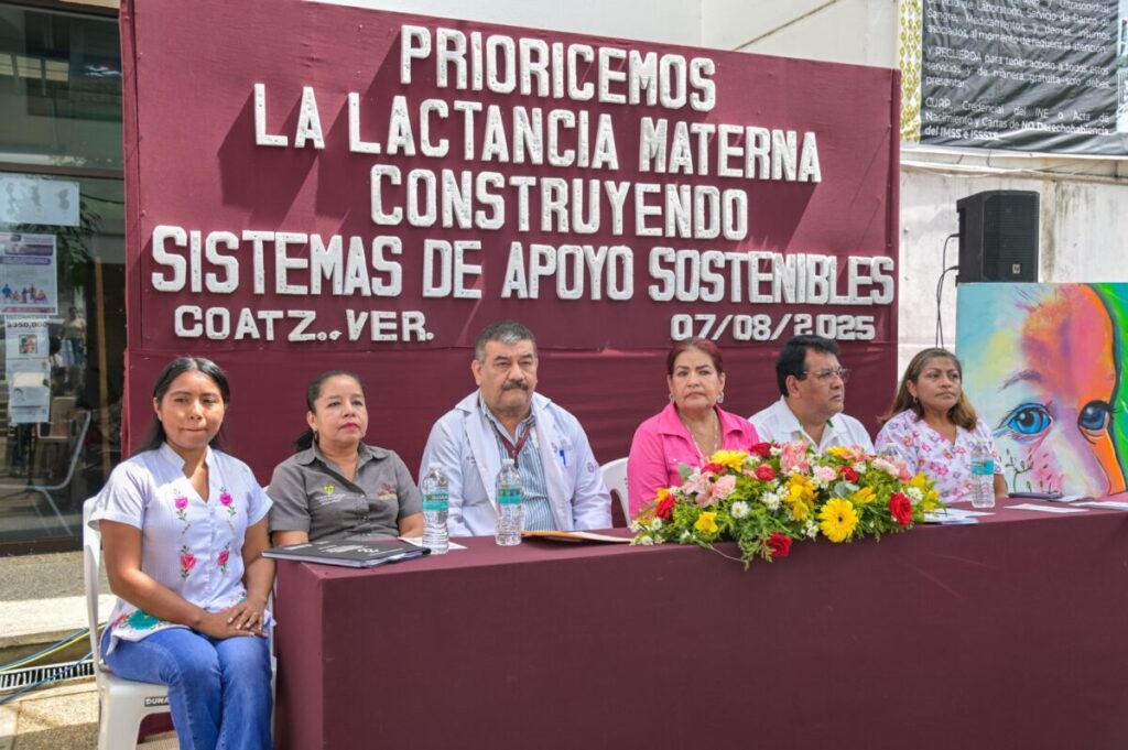 Conmemora Coatzacoalcos Semana Mundial de la Lactancia Materna 2025