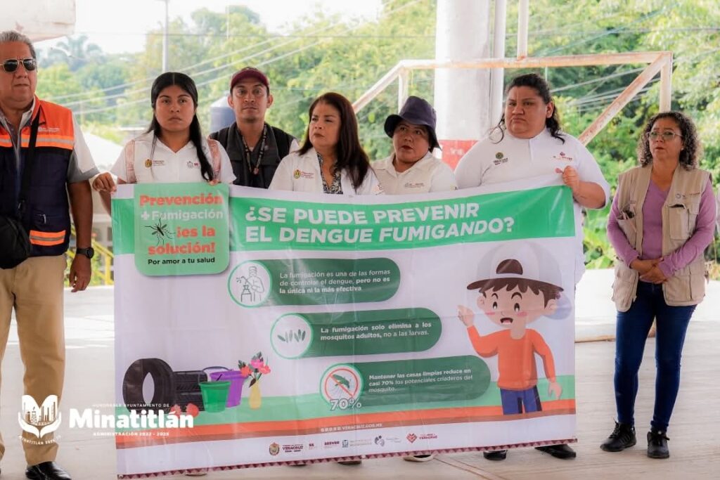 Minatitlán da inicio a la 2da Jornada Nacional de Lucha contra el Dengue 2025