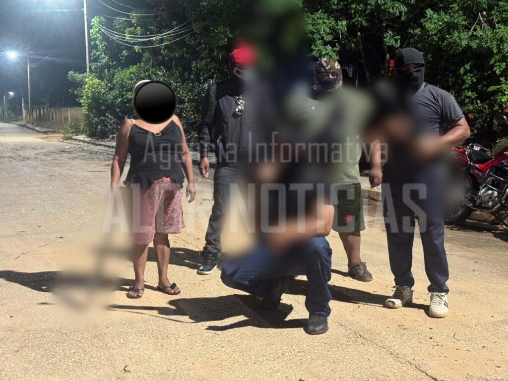 VIDEO | “Delincuente que se agarre, delincuente que no le va a ir bien”; Habitantes toman el control de la seguridad en Oteapan