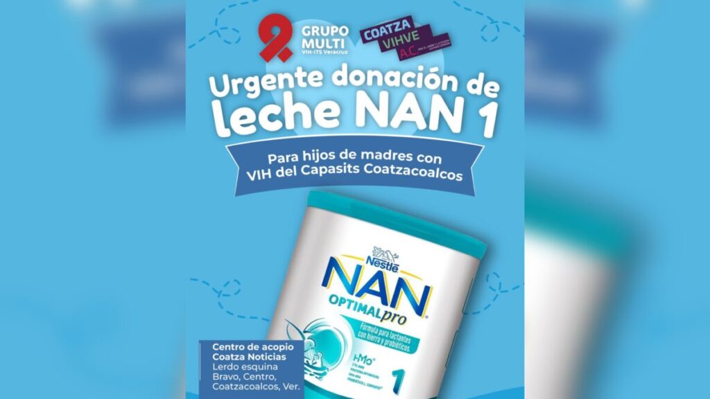 Denuncian desabasto de fórmula láctea para bebés de madres con VIH en el Capasits de Coatzacoalcos Denuncian desabasto de fórmula láctea para bebés de madres con VIH en el Capasits de Coatzacoalcos