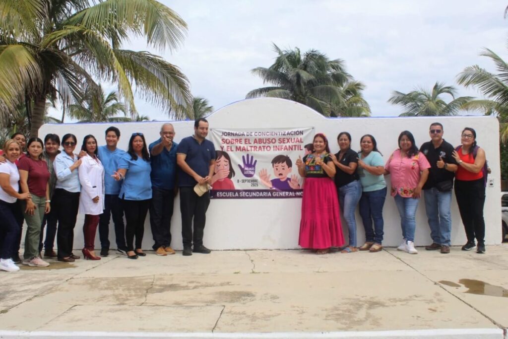 Realiza gobierno de Coatzacoalcos campaña de concientización contra el abuso sexual y maltrato en escuelas de la ciudad