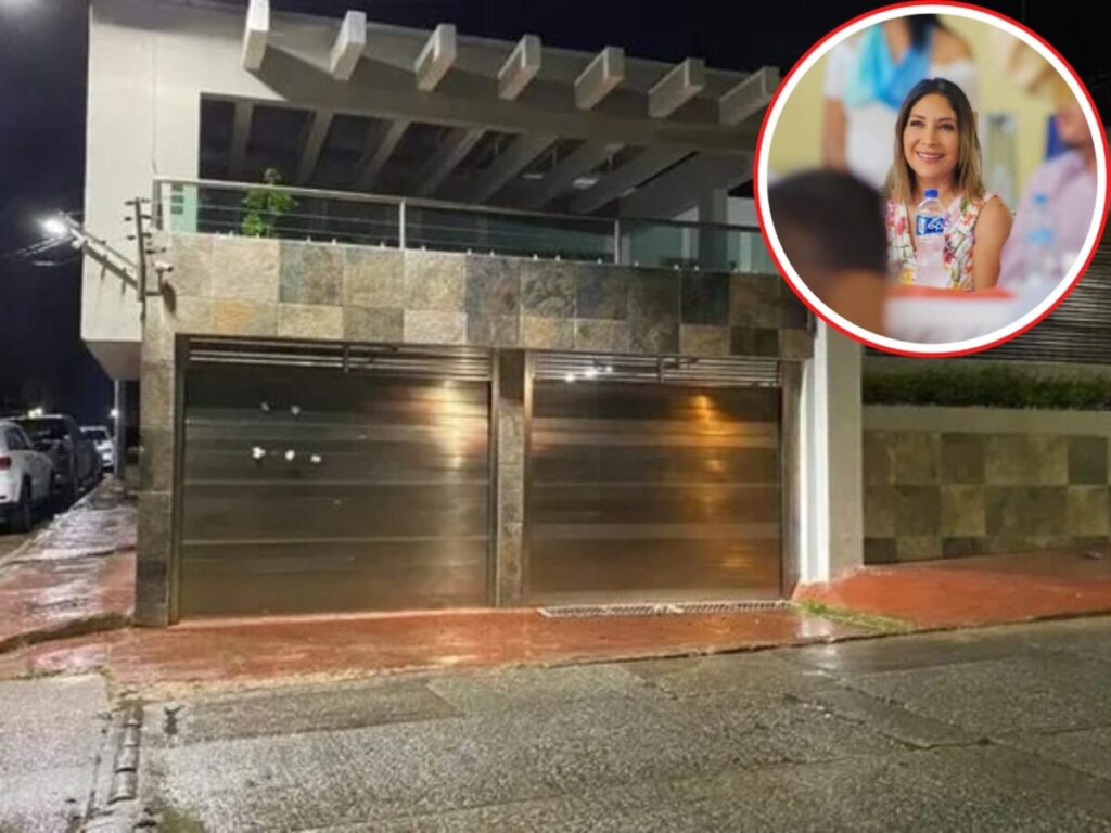 Atentan contra vivienda de la alcaldesa de Acayucan, Rosalba Rodríguez.