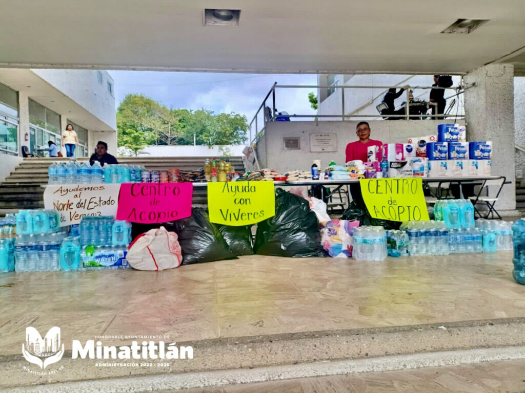 Gobierno Municipal agradece apoyo para la zona norte de Veracruz