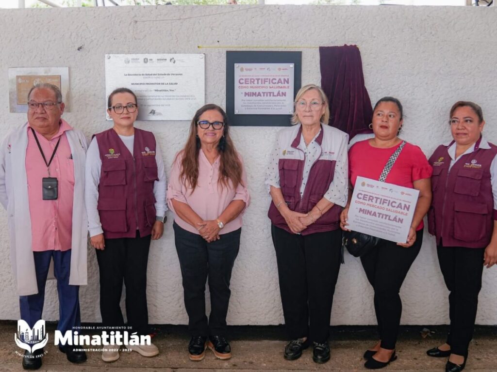 Minatitlán recibe Certificación como Municipio Saludable Minatitlán recibe Certificación como Municipio Saludable