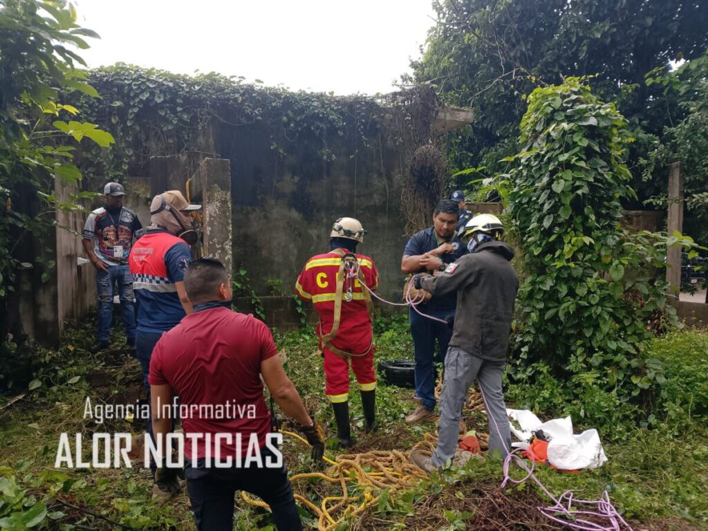 Hallan r3$t0$ humanos dentro de un pozo en el barrio San Diego de Acayucan