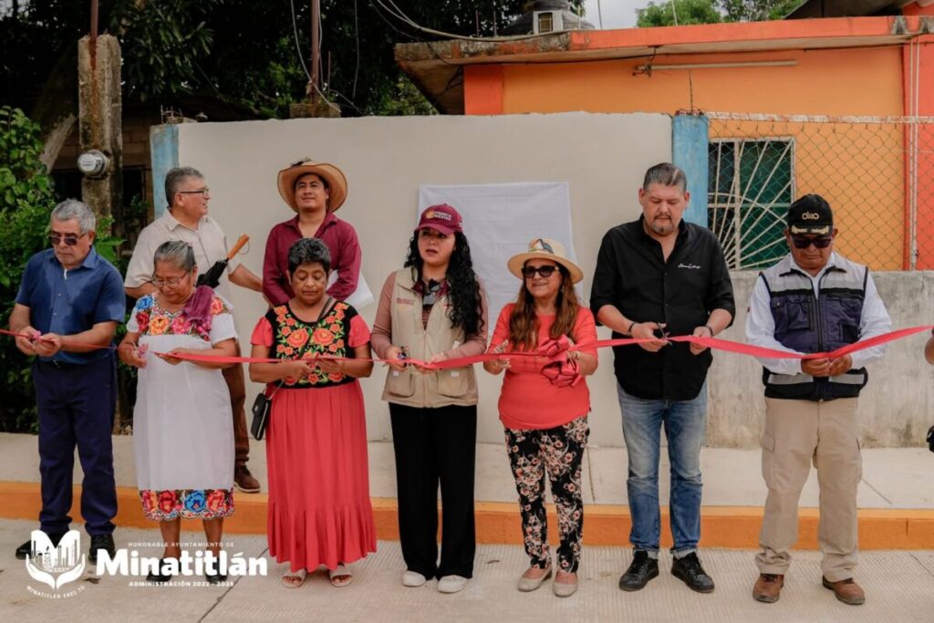 Minatitlán sigue transformándose: Entrega de obra de SEDATU