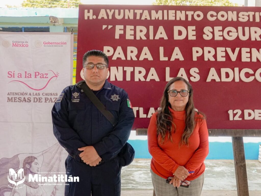 Minatitlán celebra Feria de Seguridad para la Prevención de Adicciones Minatitlán celebra Feria de Seguridad para la Prevención de Adicciones