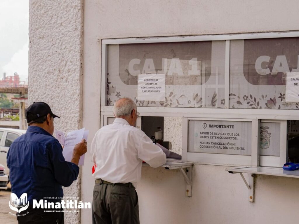 Ya puedes realizar el Pago Anual Anticipado de Agua 2026 en Minatitlán