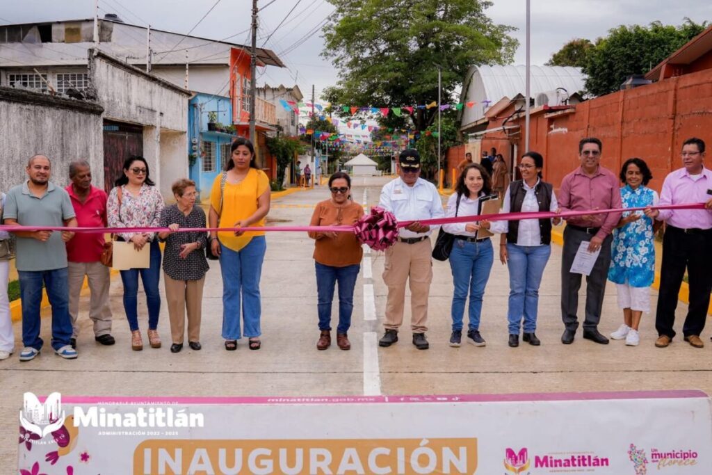 Minatitlán recibe nueva obra de SEDATU a través del Programa de Mejoramiento Urbano 2025