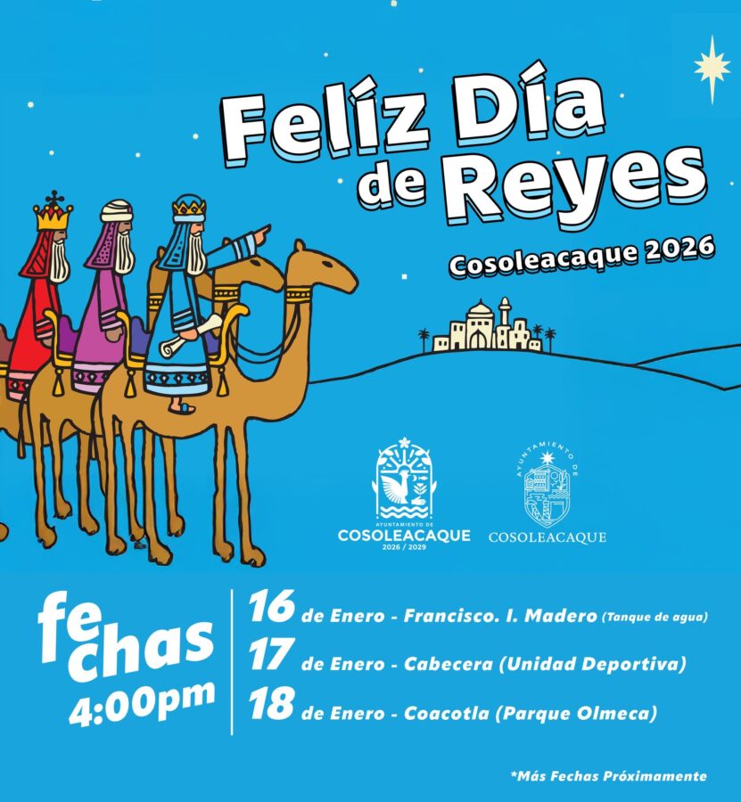Los reyes magos llegan este fin de semana a Cosoleacaque con magno festejo para las niñas y niños Los reyes magos llegan este fin de semana a Cosoleacaque con magno festejo para las niñas y niños