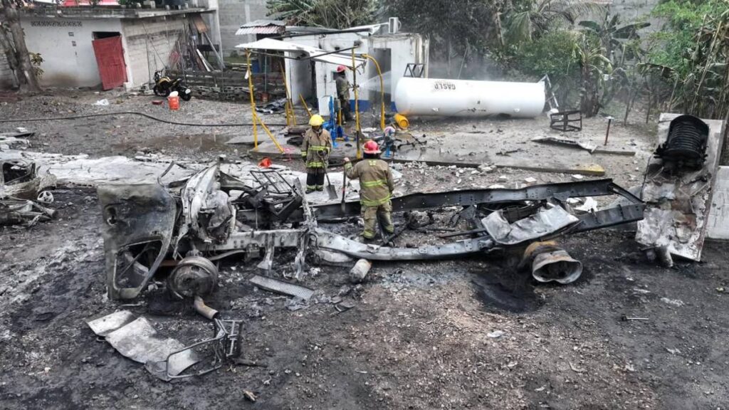 Expl0t@ estación de gas en Villahermosa, no se reportan personas lesion@d@s