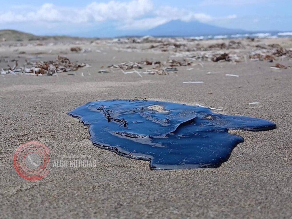 Avanza limpieza de playas en Veracruz tras derrame de petróleo, pero aún hay zonas con chapopote.