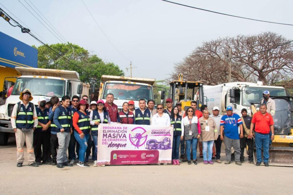 Arranca en Coatzacoalcos Programa de Eliminación Masiva de Criaderos del Dengue.