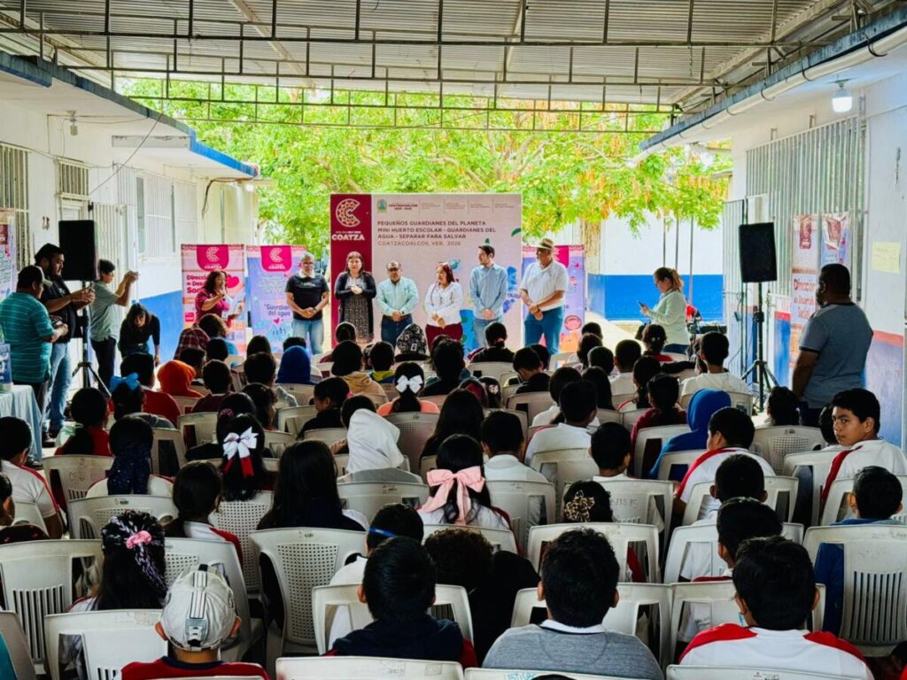 Impulsa Gobierno de Coatzacoalcos agenda ambiental con ‘Pequeños Guardianes del Planeta’.