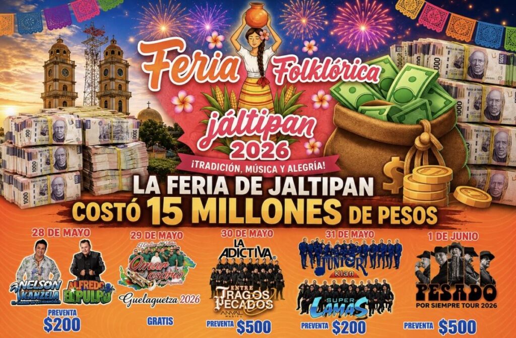 Autoriza Cabildo de JÁLTIPAN gasto de 15 MILLONES DE PESOS para feria folclórica