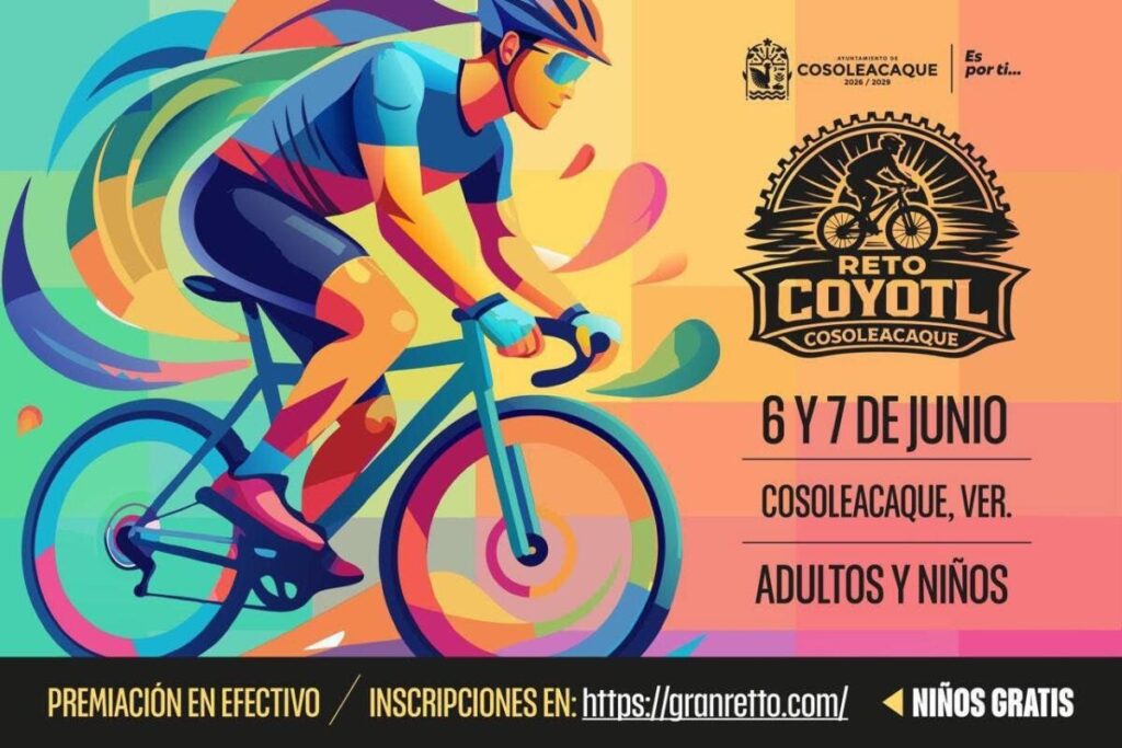 Todo listo para el “Reto Coyotl Cosoleacaque 2026” con atractiva bolsa de premios en efectivo Todo listo para el “Reto Coyotl Cosoleacaque 2026” con atractiva bolsa de premios en efectivo