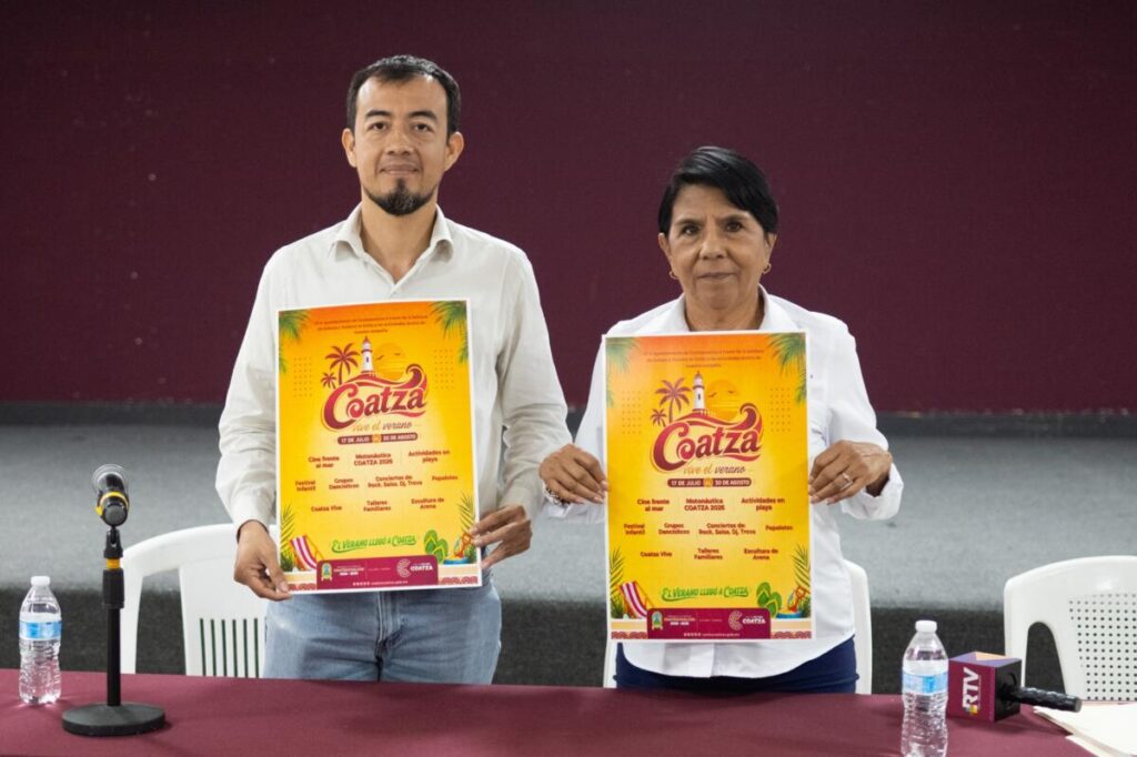Ayuntamiento prepara un mes lleno de cultura, turismo y diversión; presentan “Coatza Vive el Verano 2026”