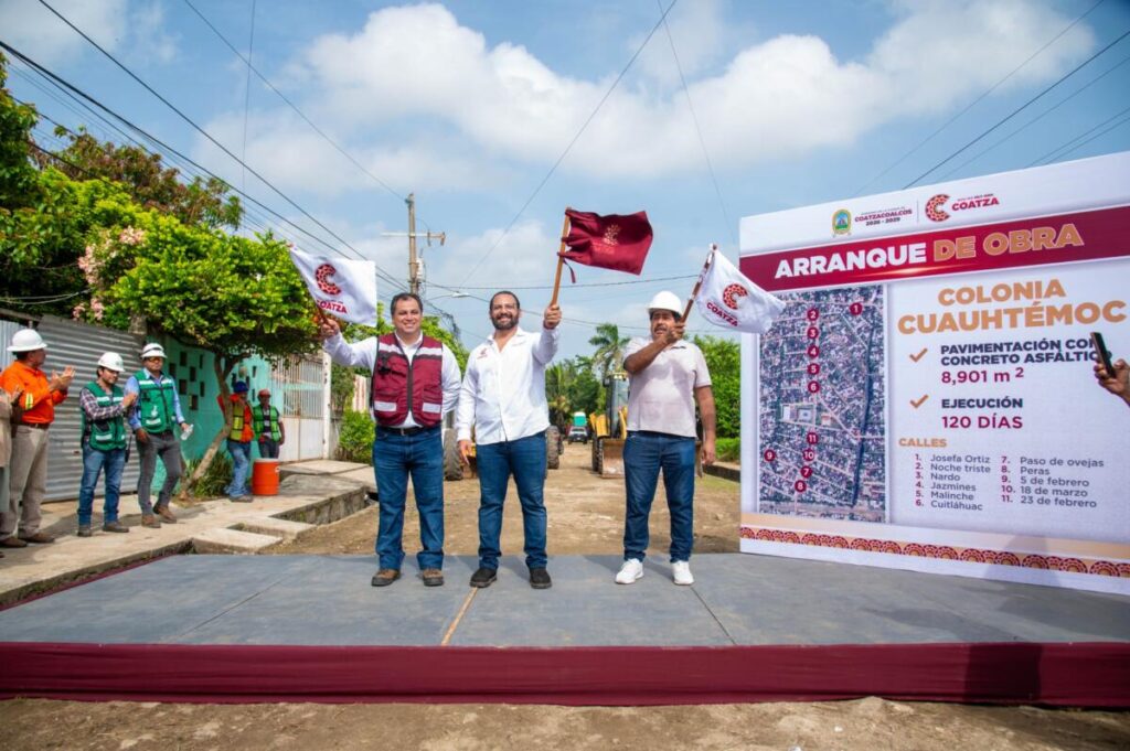 “Ya es hora de que la zona baja empiece a vivir con calidad”: arranca Pedro Miguel Rosaldo primera obra de su gobierno
