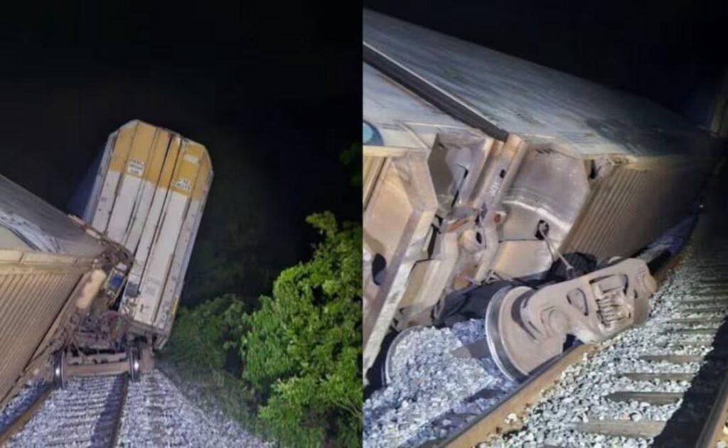 Descarrila de nuevo el Tren Interoceanico en Oaxaca; no se reportan lesionados. Descarrila de nuevo el Tren Interoceanico en Oaxaca; no se reportan lesionados.