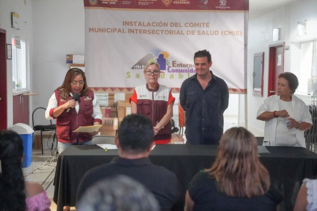 Instalan en Cosoleacaque el Comité Municipal Intersectorial de Salud