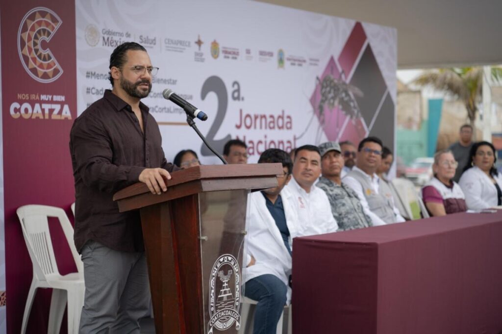 Arranca Pedro Miguel Rosaldo Segunda Jornada Nacional contra el Dengue en Coatzacoalcos