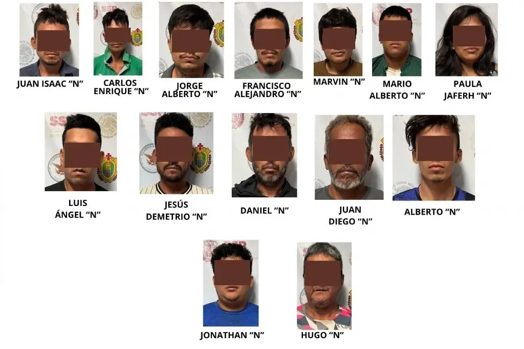 Detienen a 15, entre ellos un menor de edad, ligados a grupo d3lict¡v0 en Coatzacoalcos. Detienen a 15, entre ellos un menor de edad, ligados a grupo d3lict¡v0 en Coatzacoalcos.
