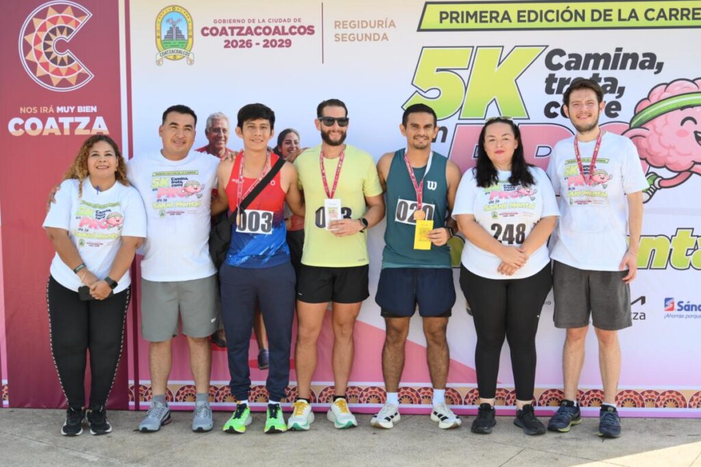 Reúne carrera 5K a 400 participantes en favor de la salud mental en Coatzacoalcos Reúne carrera 5K a 400 participantes en favor de la salud mental en Coatzacoalcos